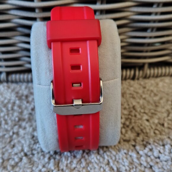 Armitron Sport Men's Digital Chronograph Red Resin Strap Watch - Picture 2 of 5